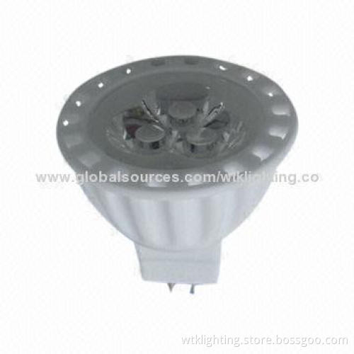 LED Ceramic Spotlight with 3W Power Consumption, Available in Warm, Pure and Cool White